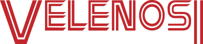 Velenosi logo in red